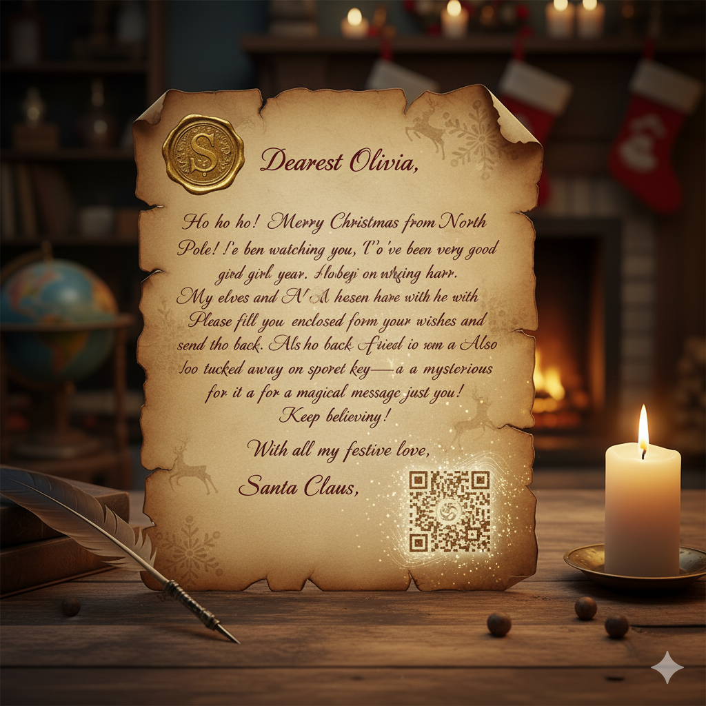 Carta auténtica de Papá Noel