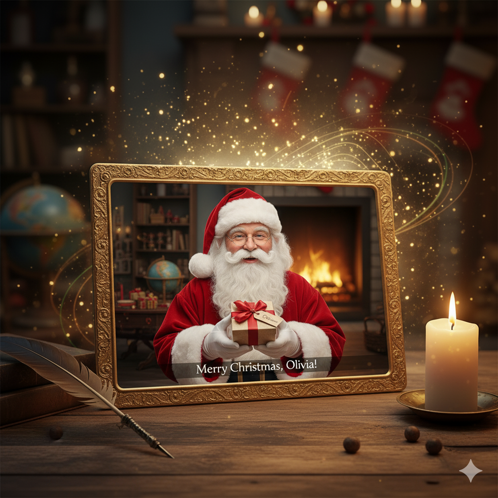 Vídeo personalizado de Papá Noel